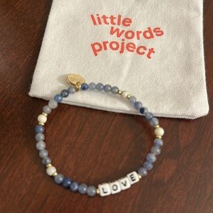 Love Bracelet Little Words Project. See pictures. Comes with pouch